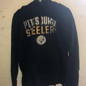 Black Men’s Pittsburgh Steelers Sweatshirt